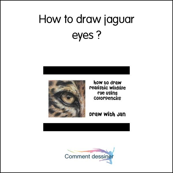How to draw jaguar eyes